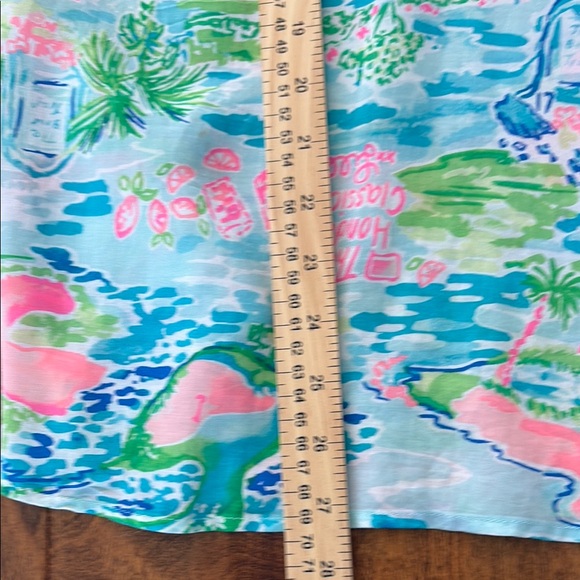 Lilly Pulitzer Colorful Long Sleeve Blouse. SZ: Medium. EUC - Picture 7 of 10